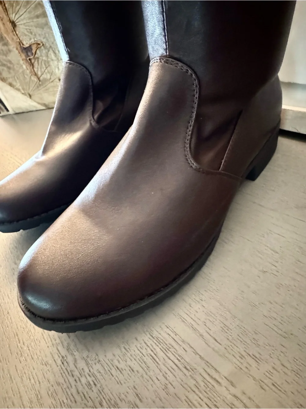 Forever Brown Over-the-Knee Riding Boots Size 8.5 NWT